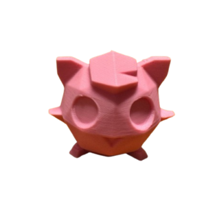 Jigglypuff low-poly Figure