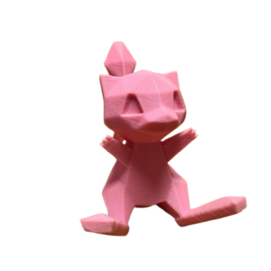 Mew Low-Poly Figure