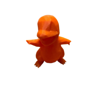 Charmander Low-Poly Figure